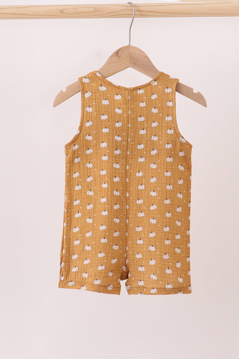 Premium pumpkin print muslin jonjon