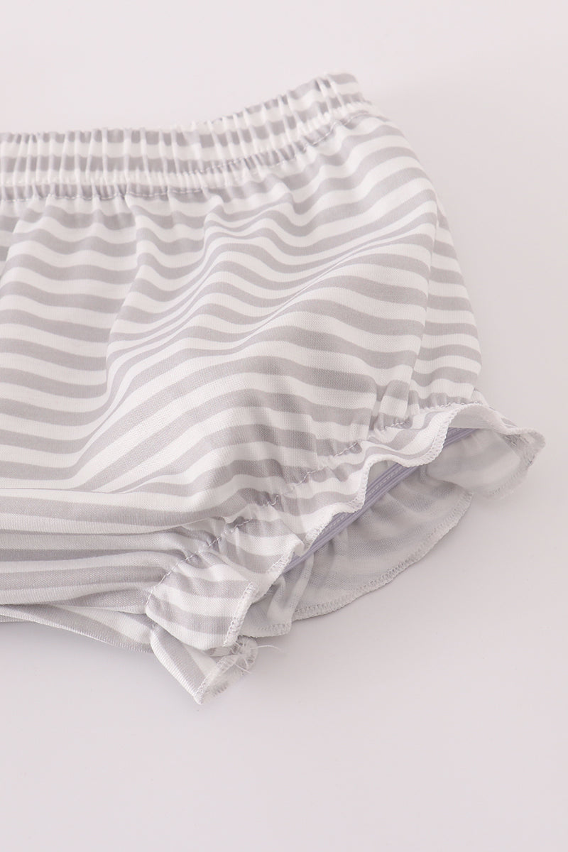 Alabama roll tide elephant applique ruffle bloomer set